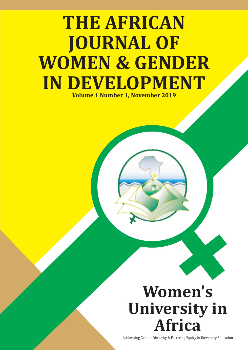 					View Vol. 1 No. 1 (2019): The African Journal of Women and Gender in Development
				